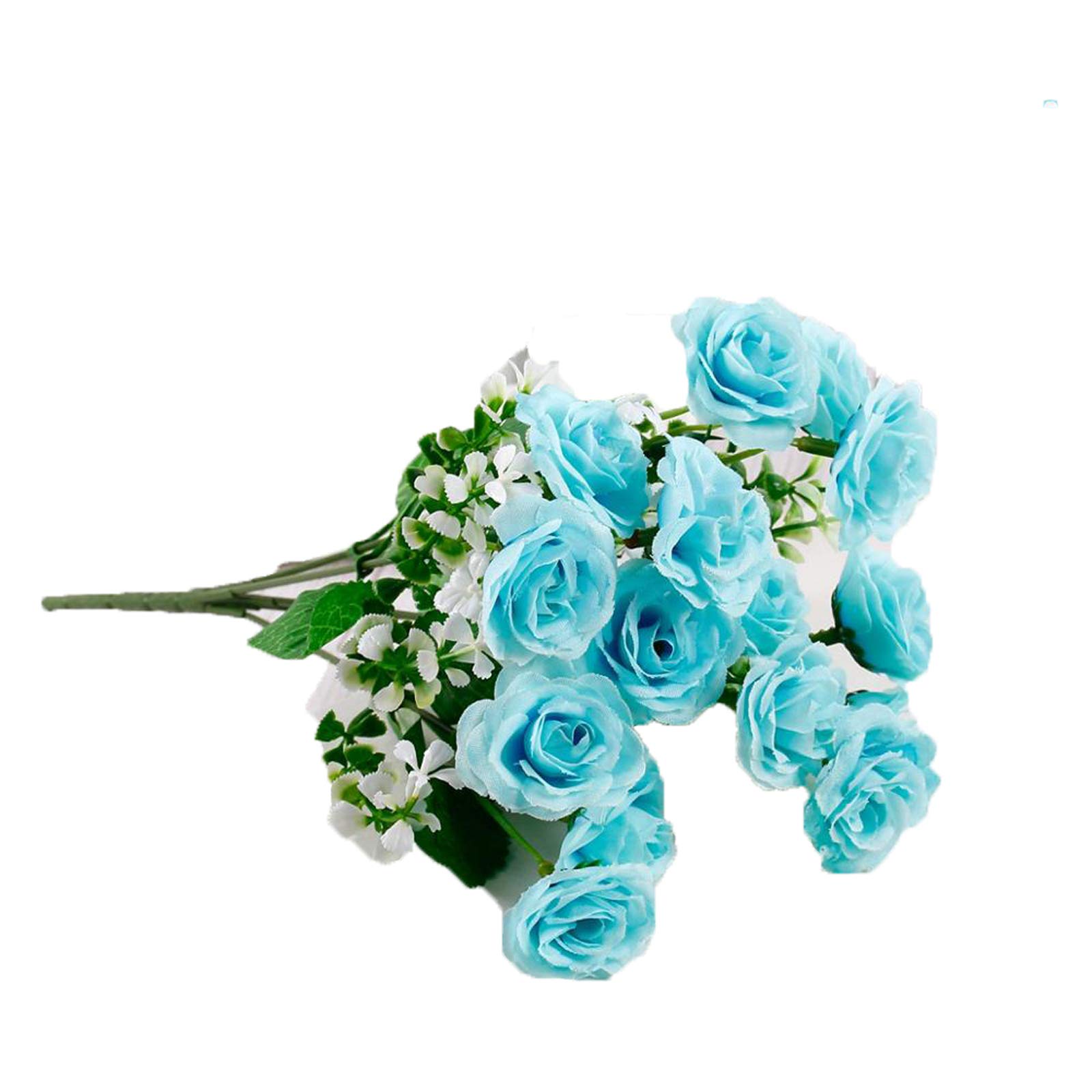 SBJKLYRN Simulated flowers, 30cm Rose Pink Silk Bouquet Peony Bud Bride Wedding ation Fake Flowers