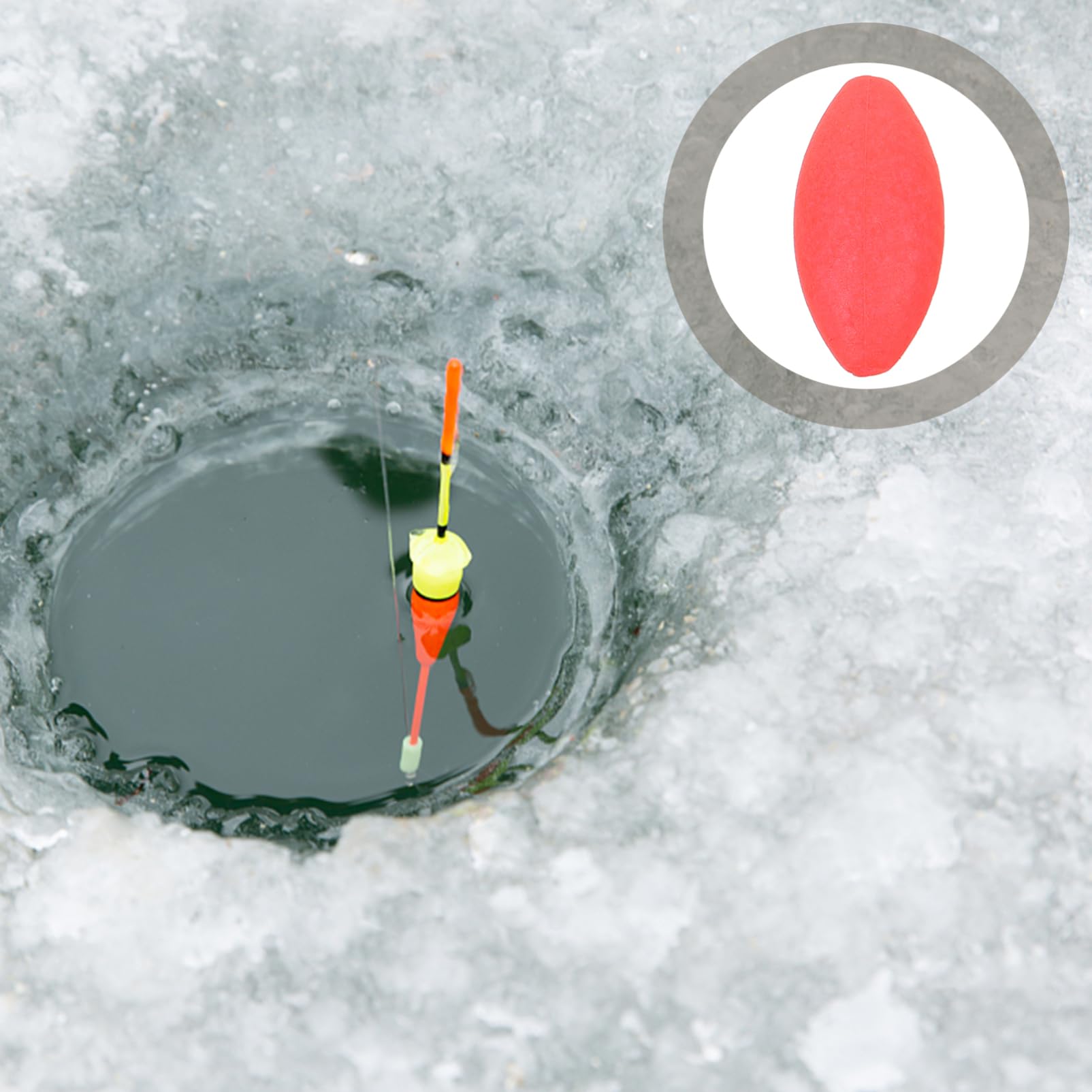 Milisten Float Flotte Trousses Émerillons De Pêche Appâts Collants Kit De Glissement Articles De Pêche Outil De Pêche Accessoires De Pêche Plastique Rouge