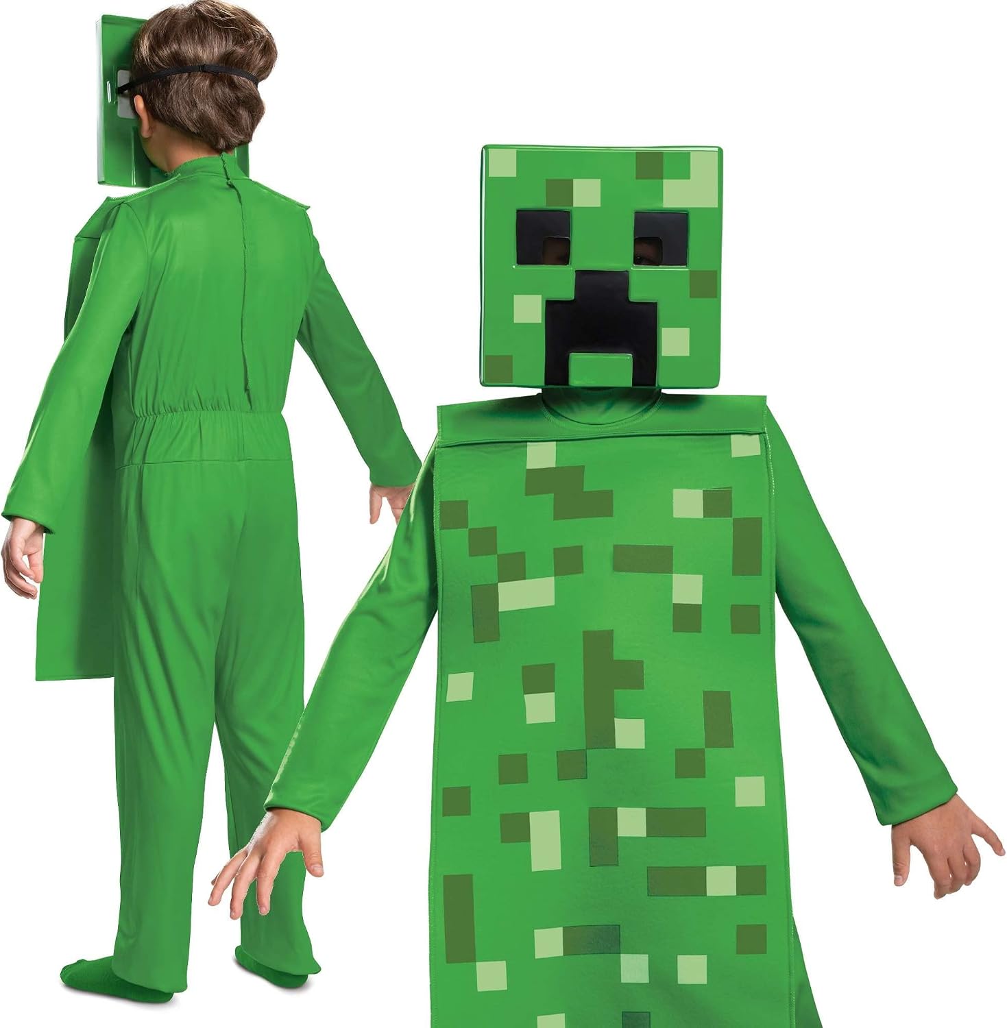 Minecraft Creeper Jumpsuit Classic Child Costume