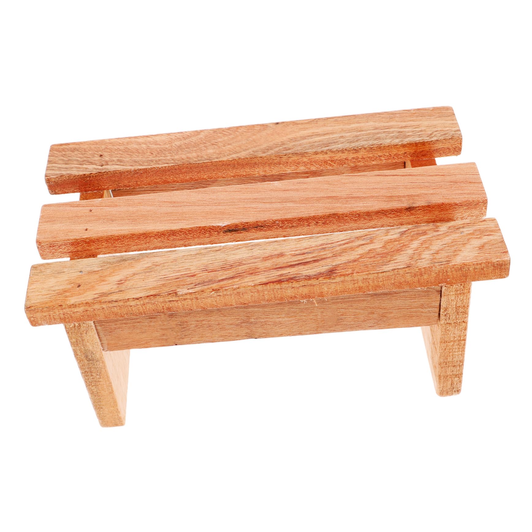 Tabouret en bois marron léger et antidérapant pour douche et sauna