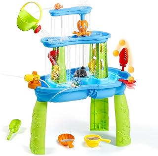 ERTYU Auto Water Table for Kids 3-5 with Water Pumb