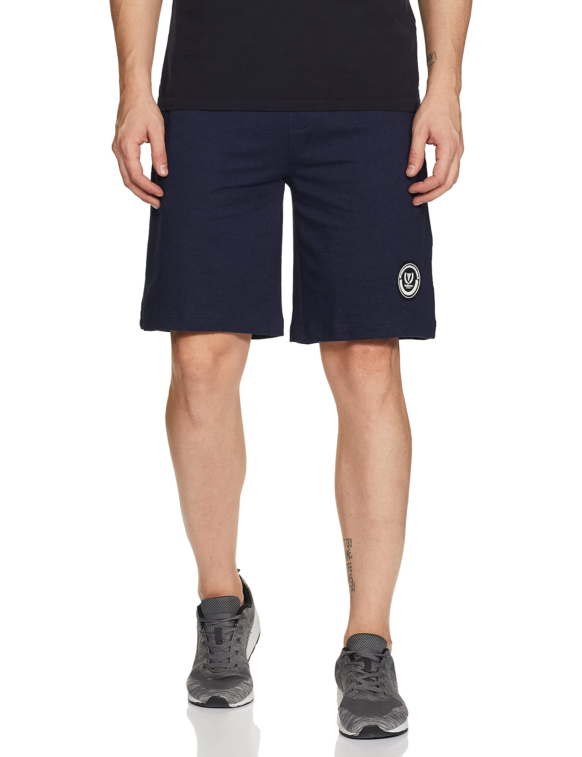 van heusen Athleisure Men's Knit Shorts - Cotton Rich - Smart Tech, Easy Stain Release, Anti Stat, Ultra Soft, Quick Dry-picture-29