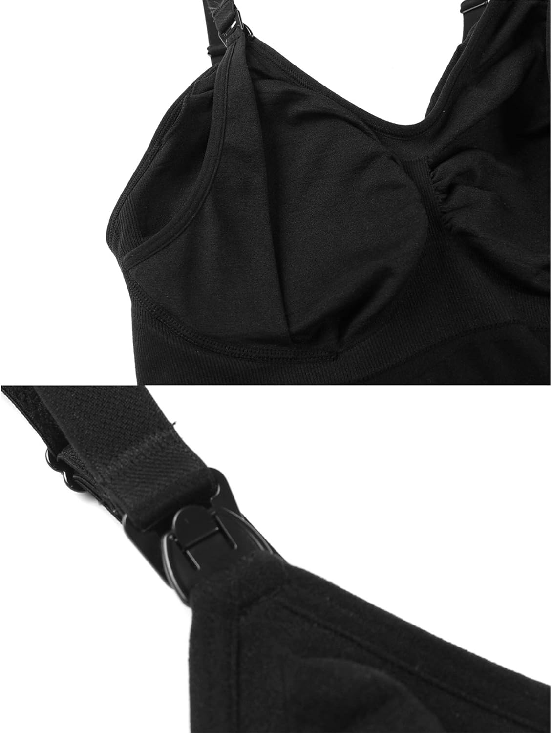 HOFISH Women's Breast Feeding Tops,Maternity Nursing Cami with Build in Shelf Bra at  Women’s Clothing store