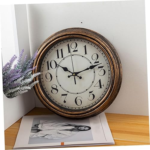 Miniatura 7 de Wall Clock Retro Clock Quartz Clock Digital Clock Office Decor Clock for Office Rustic Decor Fashion Clock Candle Extinguisher Clip Reloj De Pared