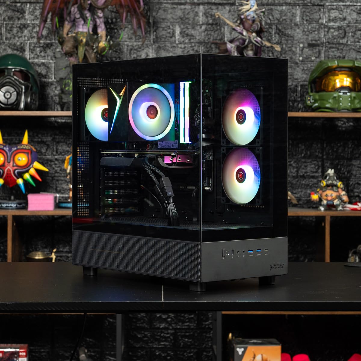 Amazon.com: Skytech Gaming Azure 3 Gaming PC, AMD Ryzen 7 7700 3.8