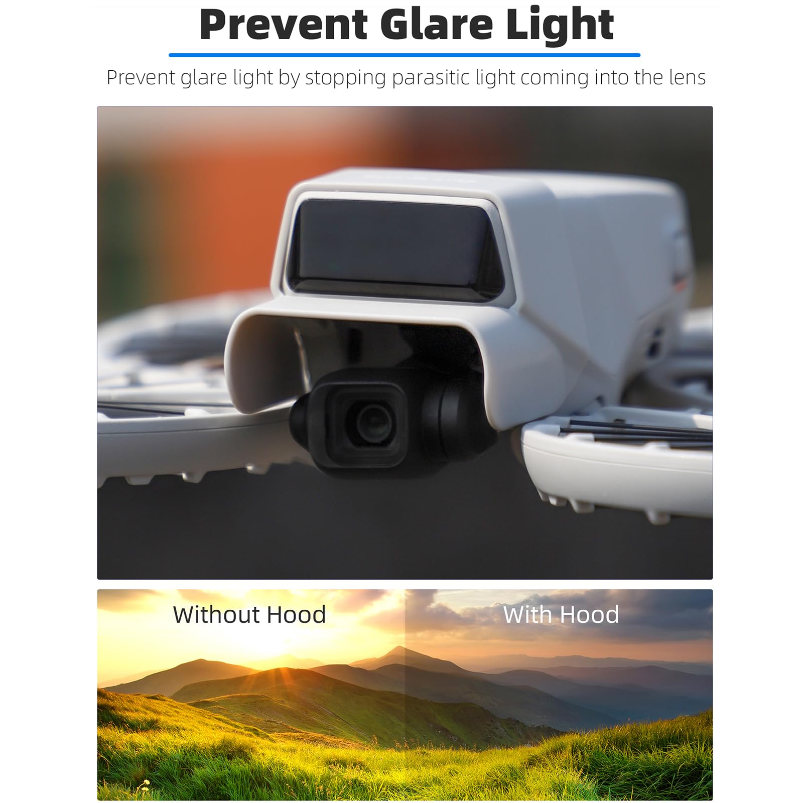 Cache-objectif Anti-reflets (Lens Hood) Pour Drone DJI Mavic Mini 2 Et SE - Neuf