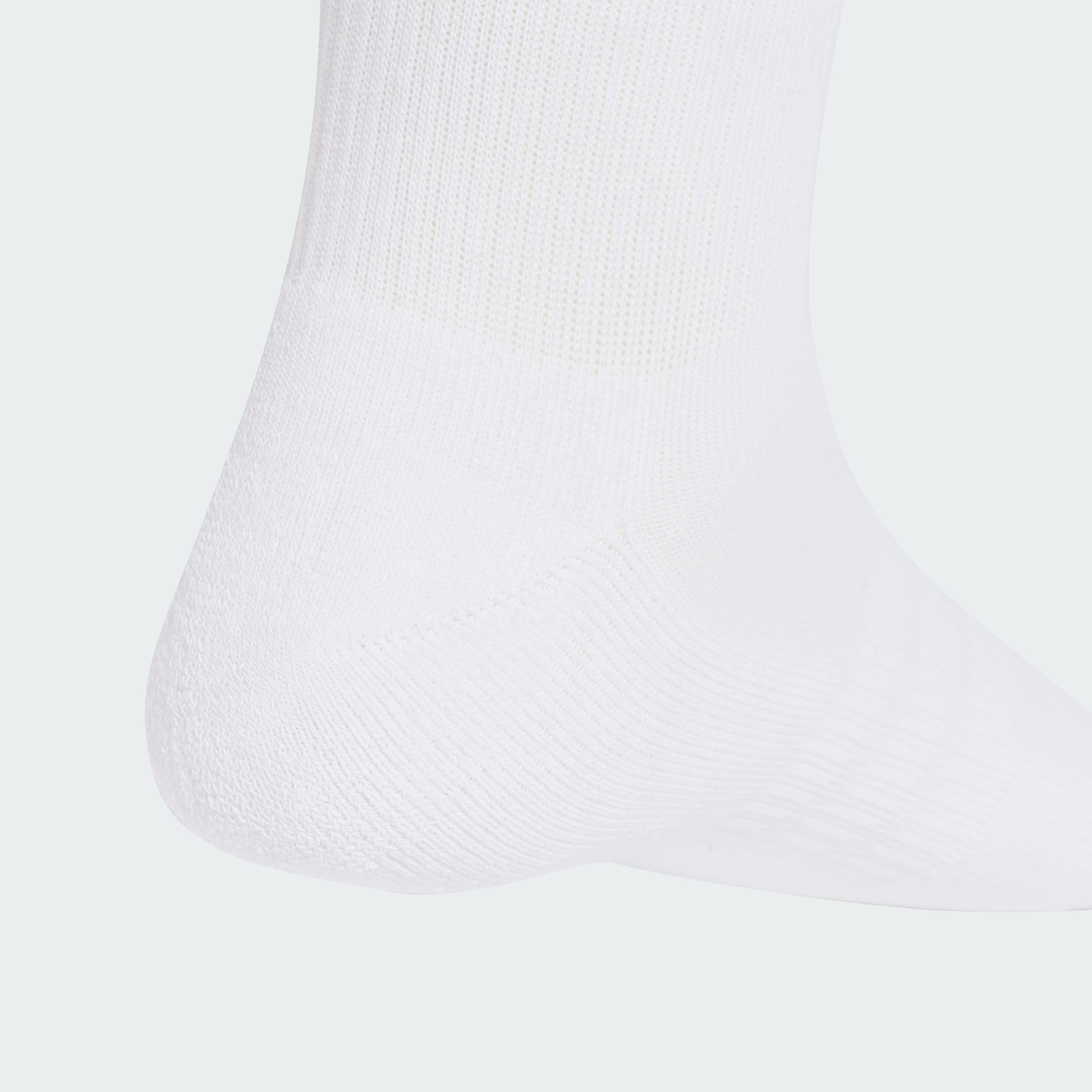 Adidas Unisex Blanc Chaussettes Cushioned Crew (X3)