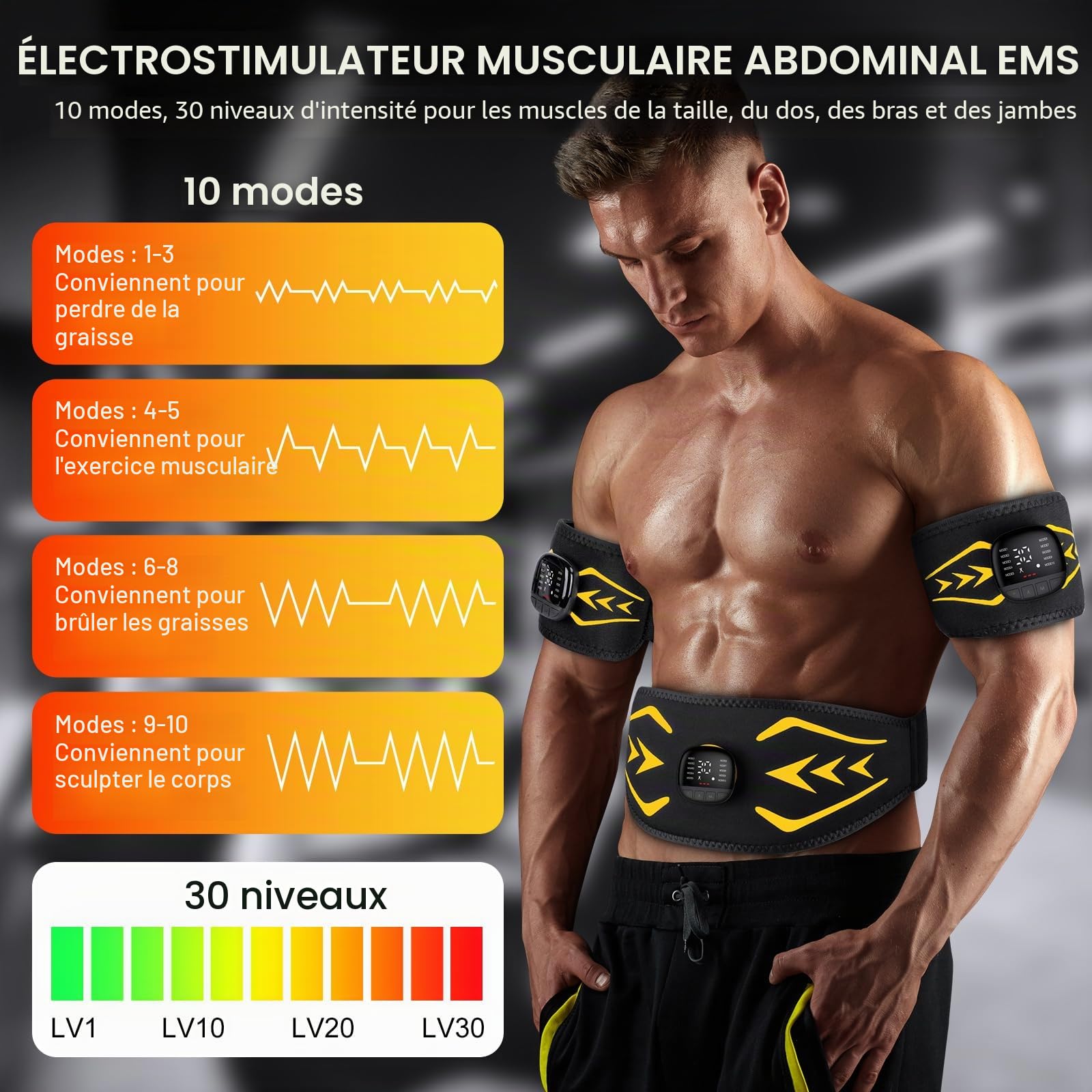 EMS entraîneur Abdos Biceps