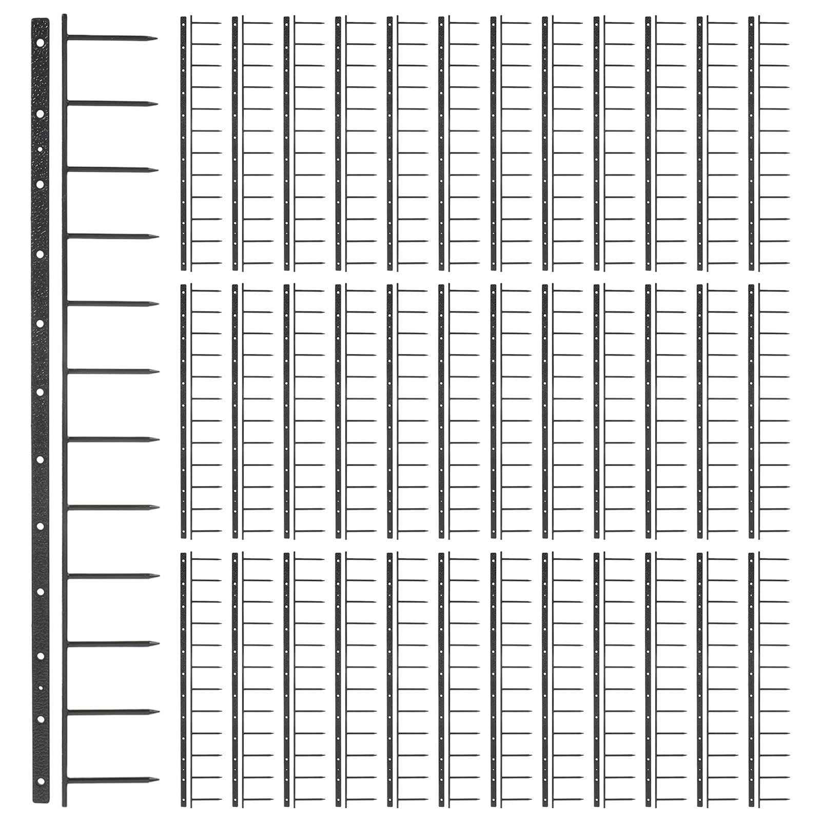 12 zahnige Schwarze Plastikbinderücken für Bindemaschine Sicheres Binden und Schnelle Montage 100 Stück Größe 30x3,5x0,7cm für Büro und Geschäftsberichte
