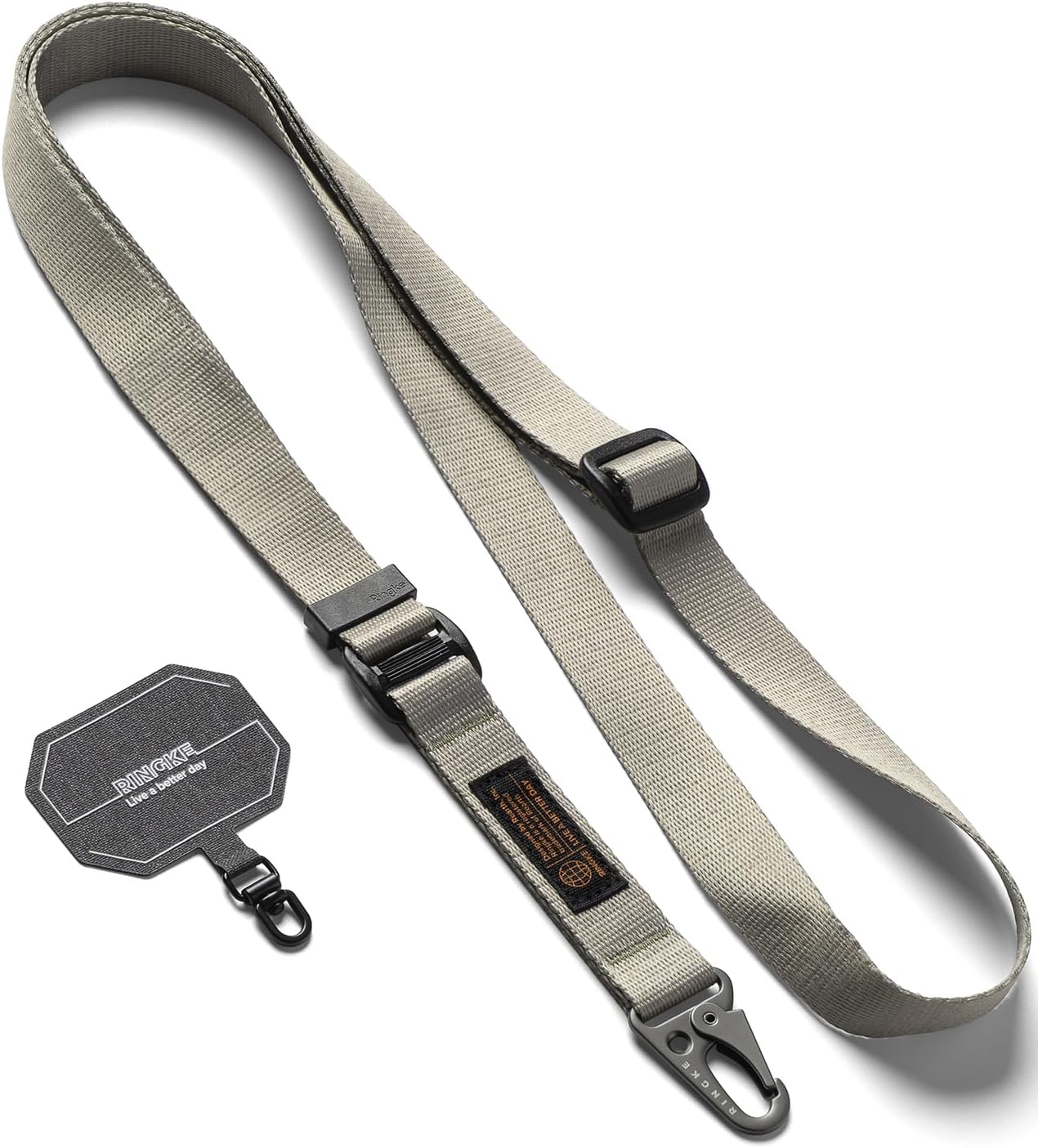 Ringke Holder Link & Tactical Webbing Lanyard Designed for Camera Strap and Phone Strap