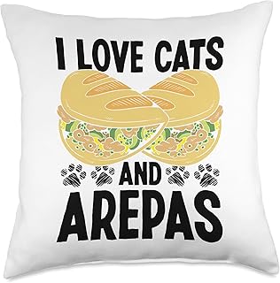 Colombian Snacks Arepa Grill Arepa Flour Arepas Making Throw Pillow