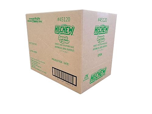 Miniatura 37 de HI-CHEW Mezcla variada a granel, más de 220 piezas, 4 bolsas de pie, combinaciones de frutas tropicales dulces y ácidos, dulces suaves y divertidos