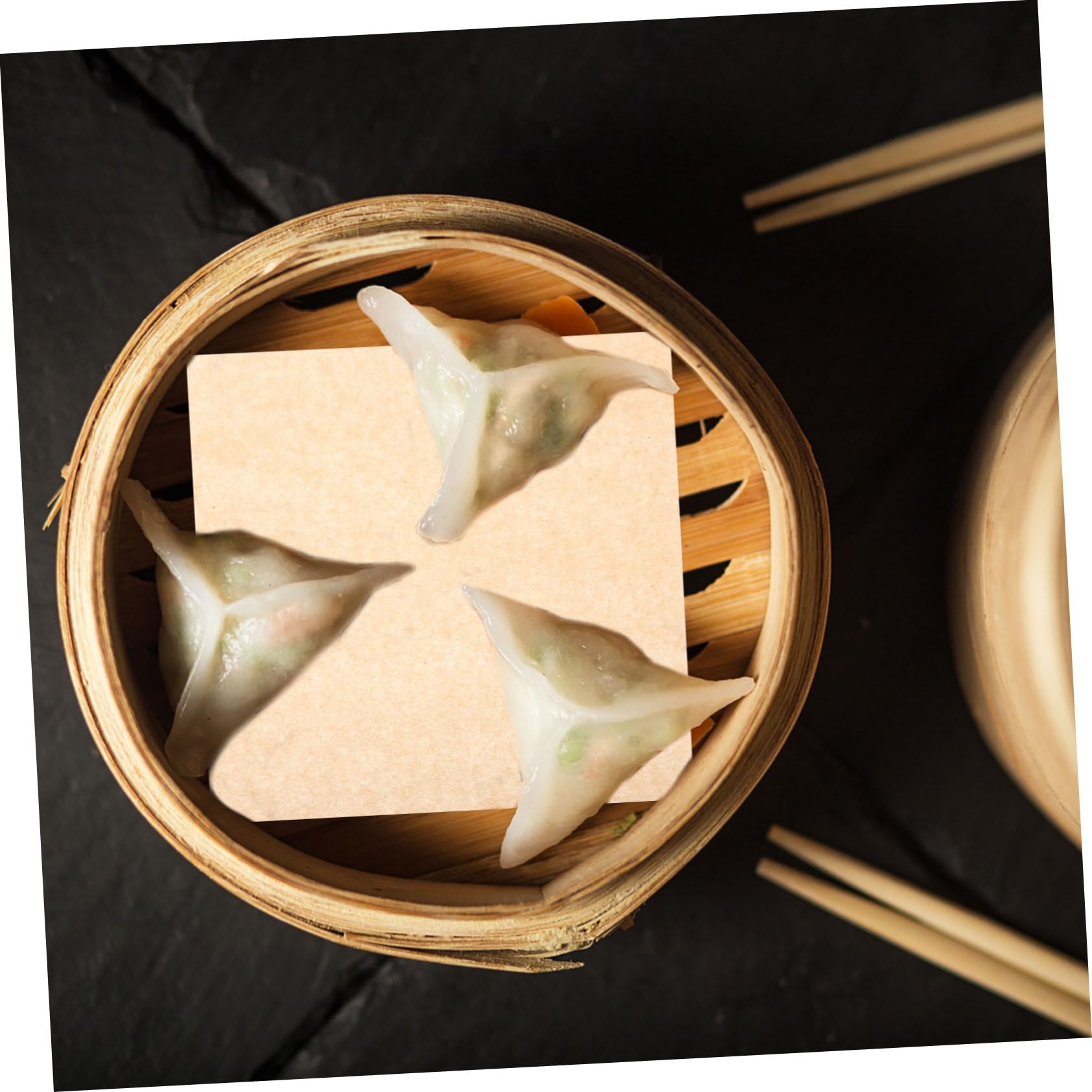 FUNOMOCYA 500pcs Snack Paper Liners Disposal Oil Absorption Paper for Fried Food Pizza Baking