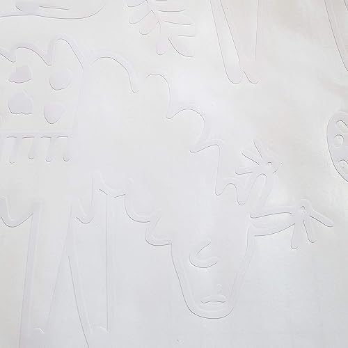 Miniatura 6 de The Boho Design Vinilo decorativo de alpaca de animales y cactus. Pelar y pegar para niños, habitación del bebé y sala de estar. 50 calcomanías de