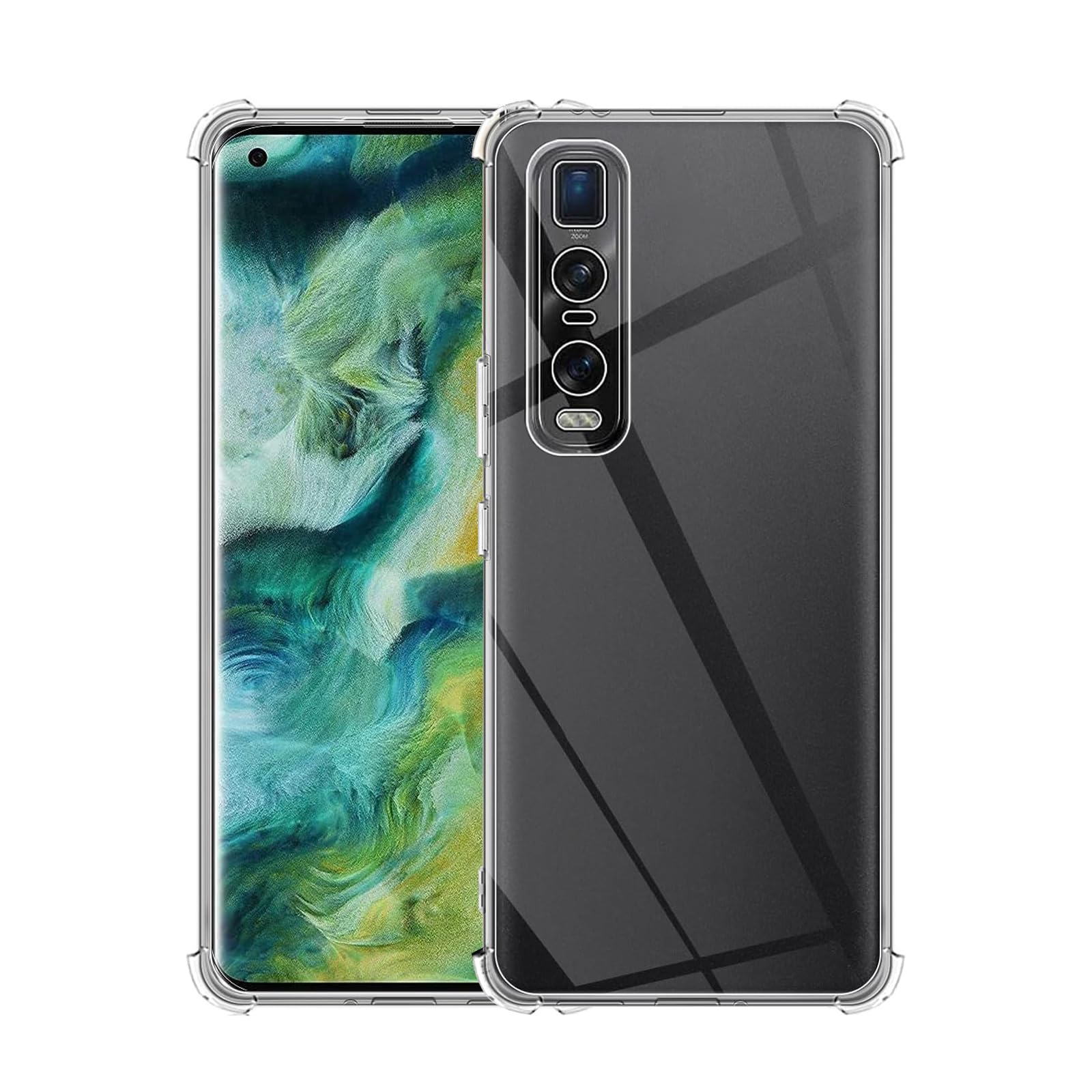 Phone Case for Oppo Find X2 Pro, Soft Protective Cover (for Oppo Find X2 Pro 6.7