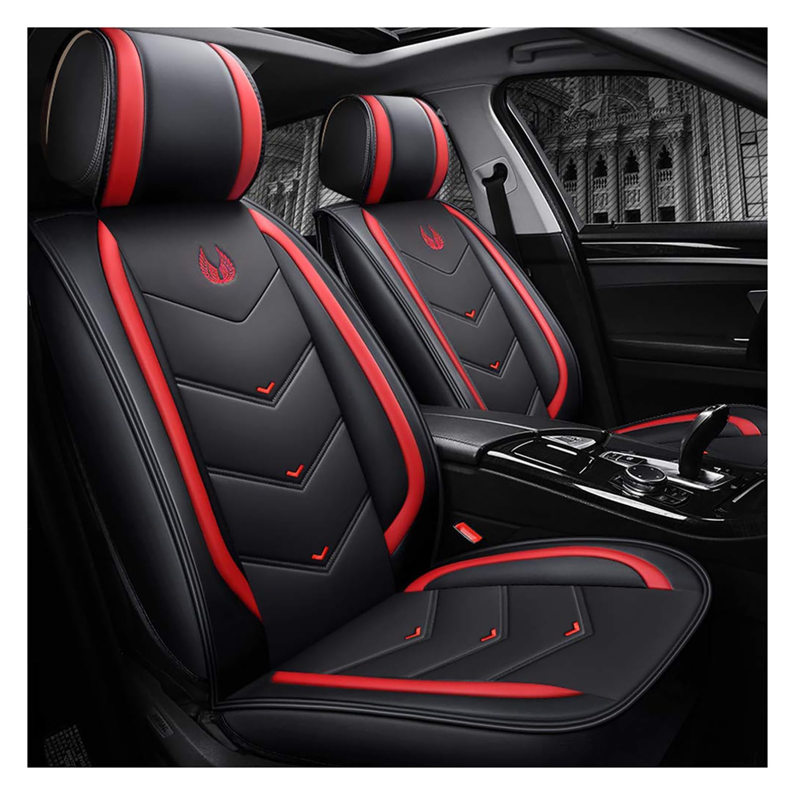 RYOSRKQMK Car Seat Cover Sets,for VW Passat Typ B7 3C Variant/Kombi ab 2010-2026 Breathable Non Slip Comfortable Front Seat Protectors washable Seat Covers Seat Protection,C