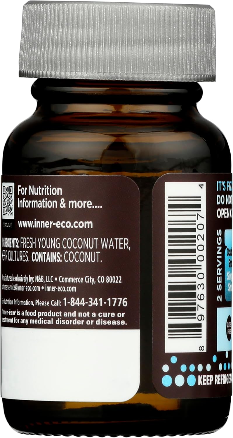 Inner ECO Original Probiotic Coconut Water Shot, 1 FZ