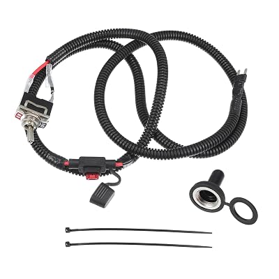 uxcell 1 Set 133.5cm 52.56" Universal Automotive Switched Fuse Bypass Kit Fuse Bypass Switch