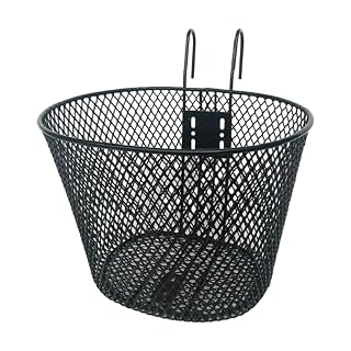LOOM TREE® Front Rear Bike Basket Bicycle Cargo Rack Basket Wire Pet Carrier Black | Cycling | Bicycle Accessories | Baskets
