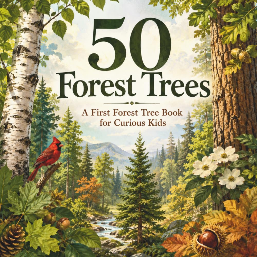 50 Forest Trees: A First Forest Tree Book for Curious Kids (The 50 Things Kids Should Know Series)