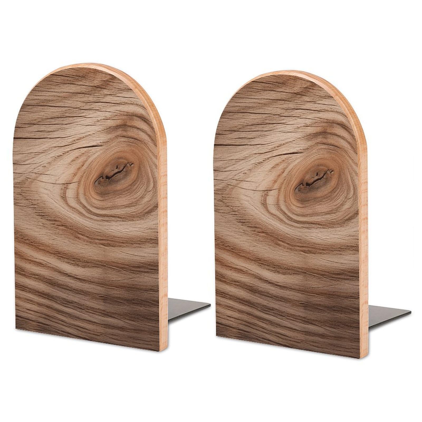 Serre-livres réglables en bois de hêtre et fer, support de livre extensible