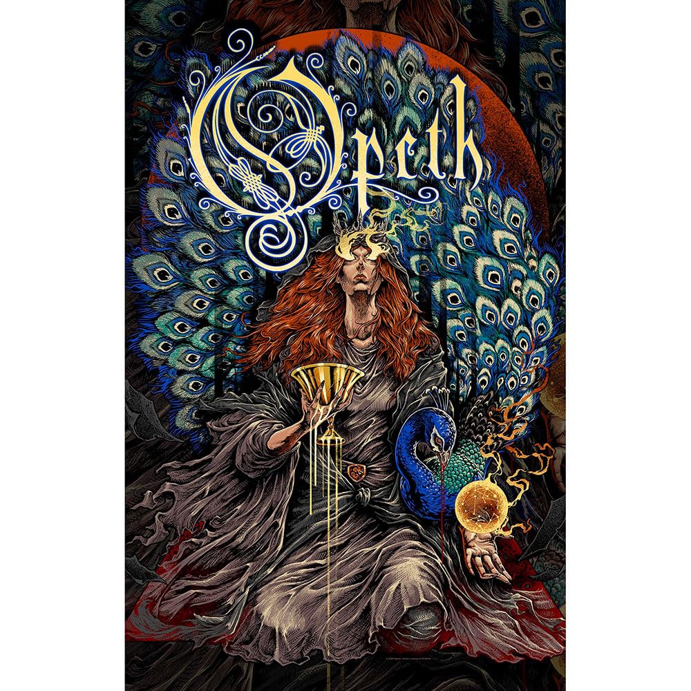 Razamataz Opeth Sorceress Band Logo Textile Poster 70 cm x 106 cm