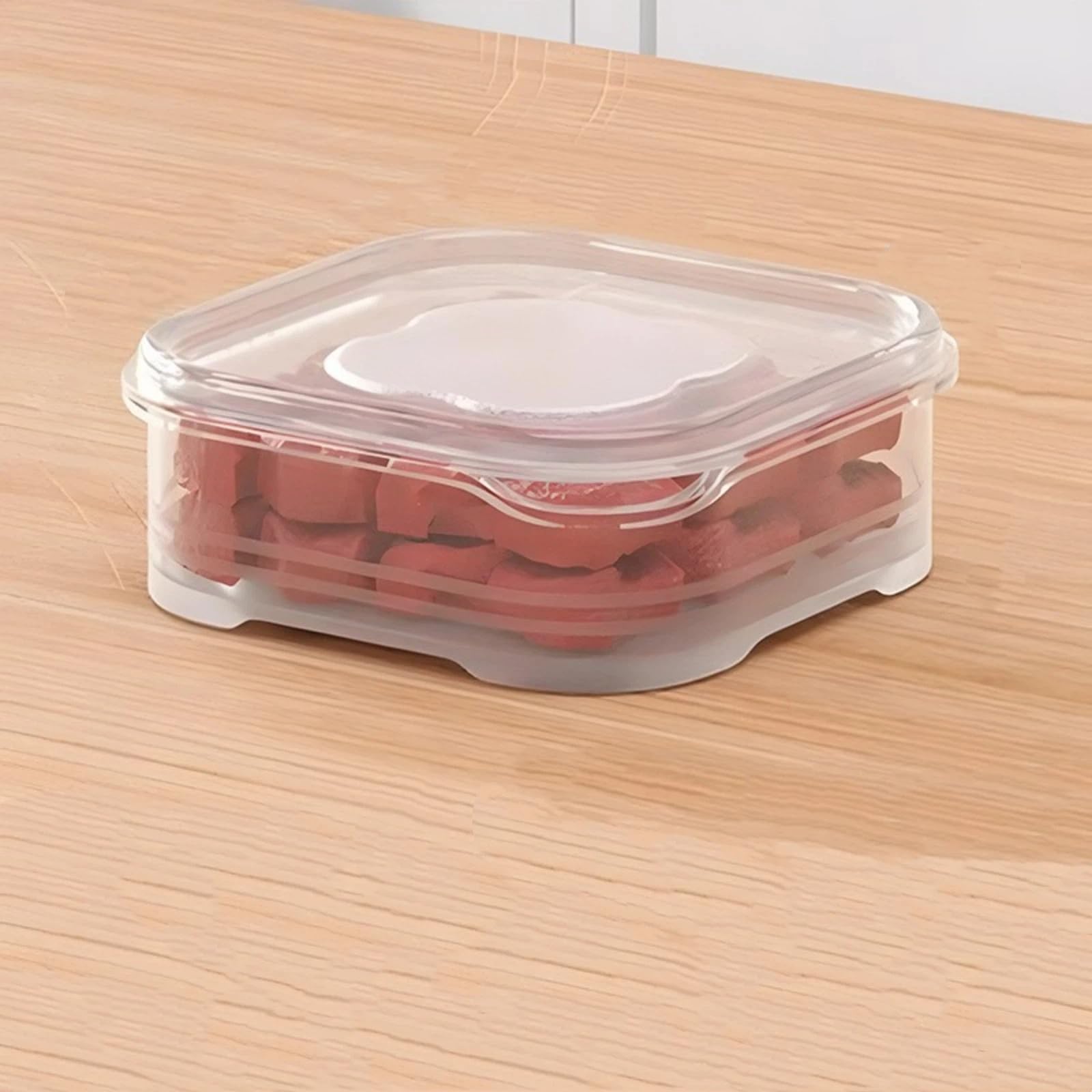 BLIUTIEBS Refrigerator frozen meat compartment box, frozen storage box, dedicated freezer fresh-keeping box, kitchen food packaging box