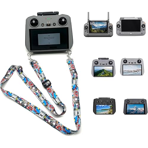 Mini 5 Pro RC 2 Lanyard, Adjustable Neck Strap For DJI Air 3S/Air 3/Mini 4 3 Pro/Flip/Mavic 3 Pro/Mavic 3T/3E/3M for DJI RC 2/RC/RC Pro With Display Remote Controller Camera Drone Straps