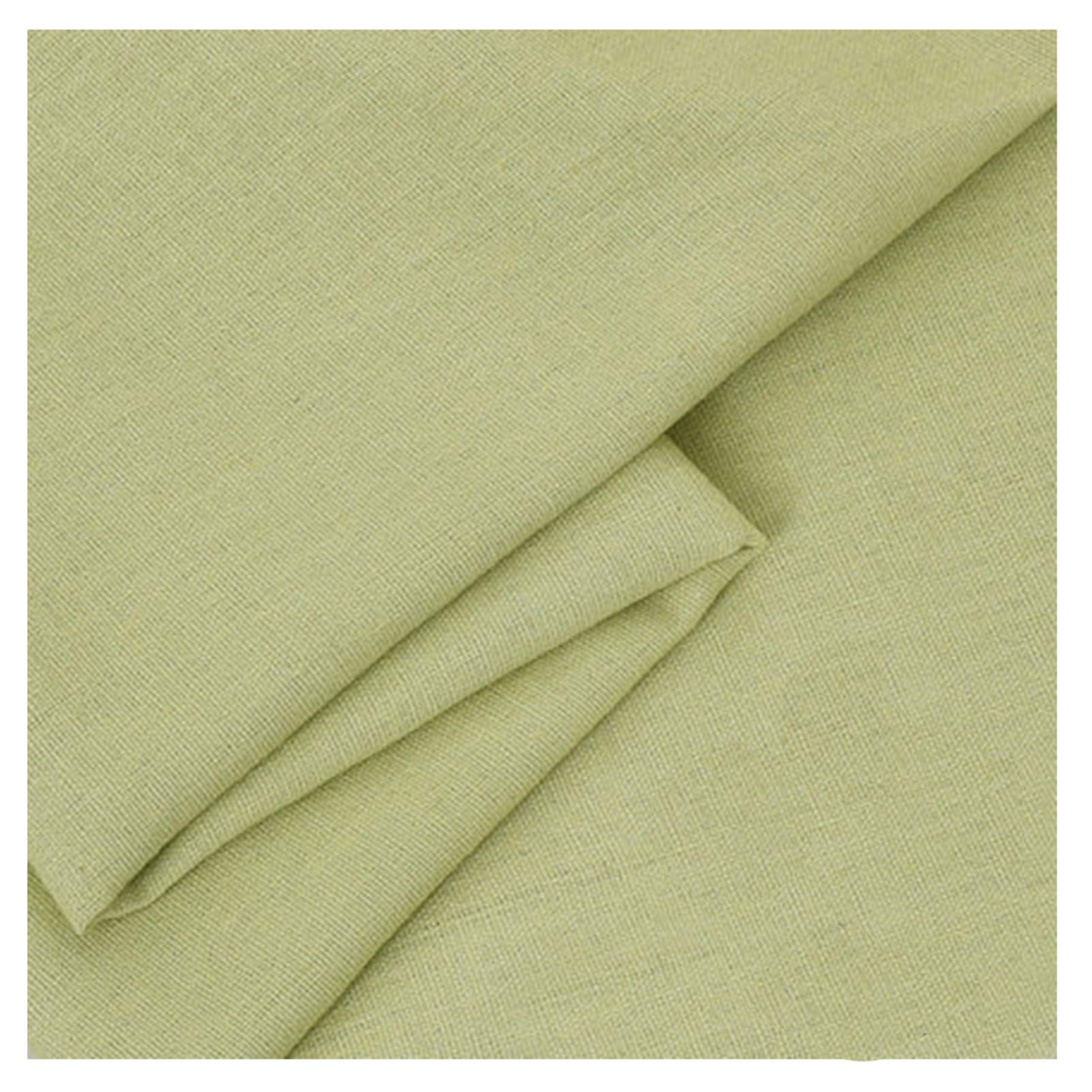 Tissu en lin de coton pour stores de fenêtres, rideaux d'ameublement et coussins de canapé