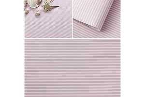 Striking Pink and White Stripes: Transform Your Walls with Ease!