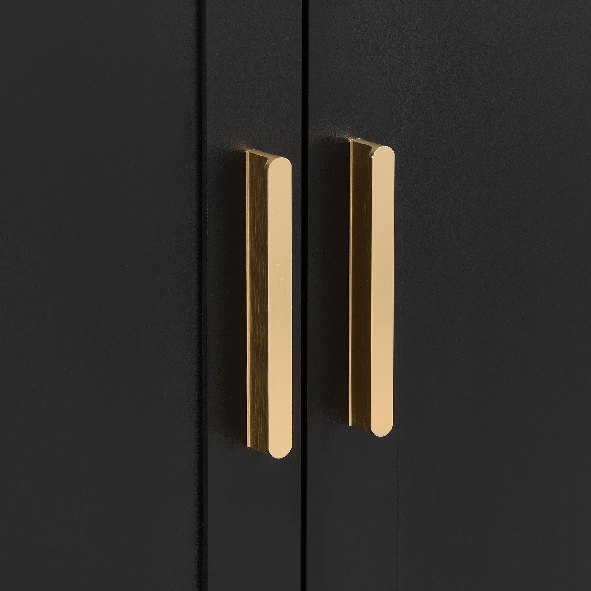 Armario moderno compacto, armario y zapatero, armario de entrada, estante de almacenamiento multifuncional con espejo, 110 x 33 x 185,5 cm (negro)