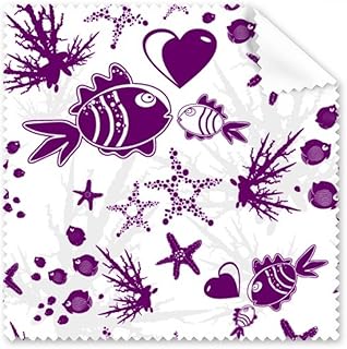 The Seabed World Fish Animal Cleaning Cloth Phone Screen Glasses Cleaner 5pcs