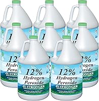 Vista 8 de Nature's Freedom Peróxido de hidrógeno al 12%, H2O2 de grado alimenticio y agua purificada solamente, solución de 2 galones