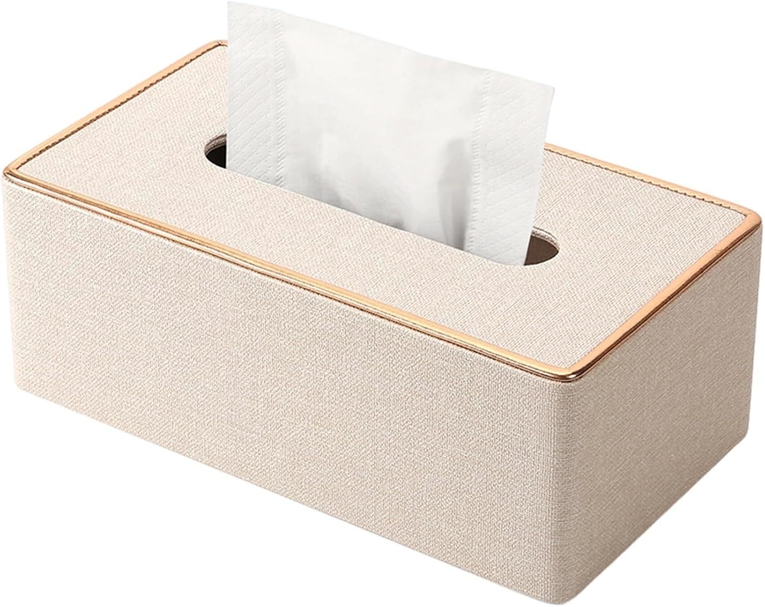 Tissue Box Holders Rectangle Tissue Box Cover Portable Holder with Magnetic Bottom Fun Bathroom Decor