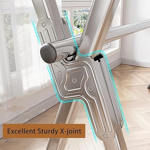 Miniatura 6 de Clothes Drying Rack, Foldable Stainless Steel Laundry Drying Rack with Extendable Rods - High Capacity for Blankets, Sheets, Portable,Easy to Move,