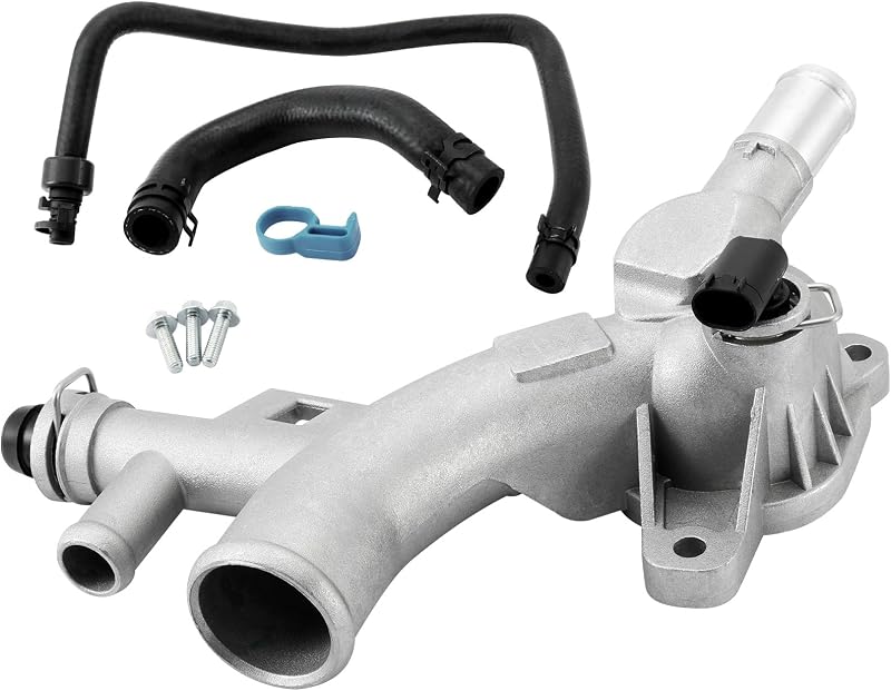 Carcaça da válvula termostática AULINK com mangueira para Chevrolet 1.4L L4 – 1 unidade
