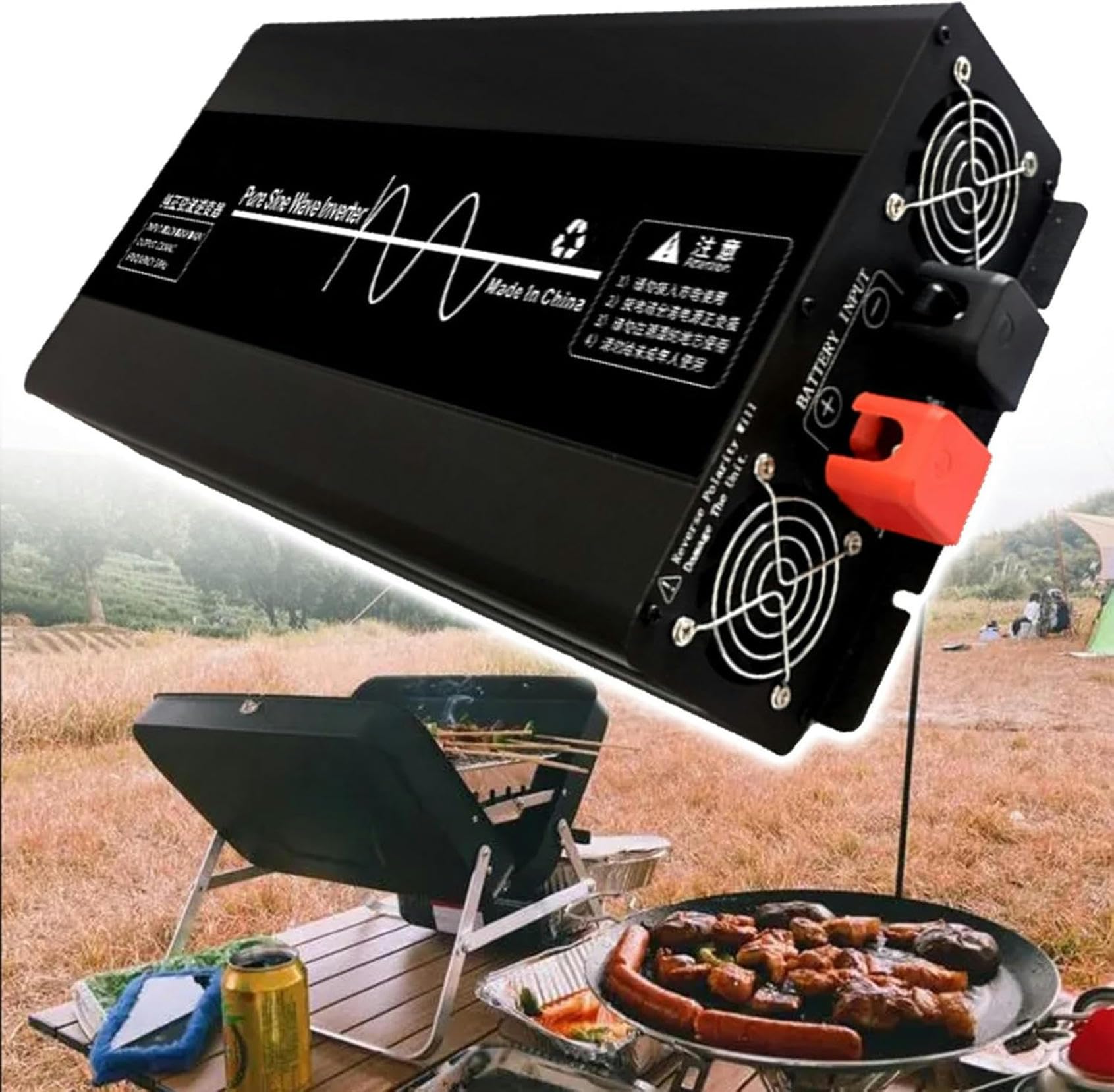 Convertisseur de tension 24v 220v pour alimentation électrique nomade