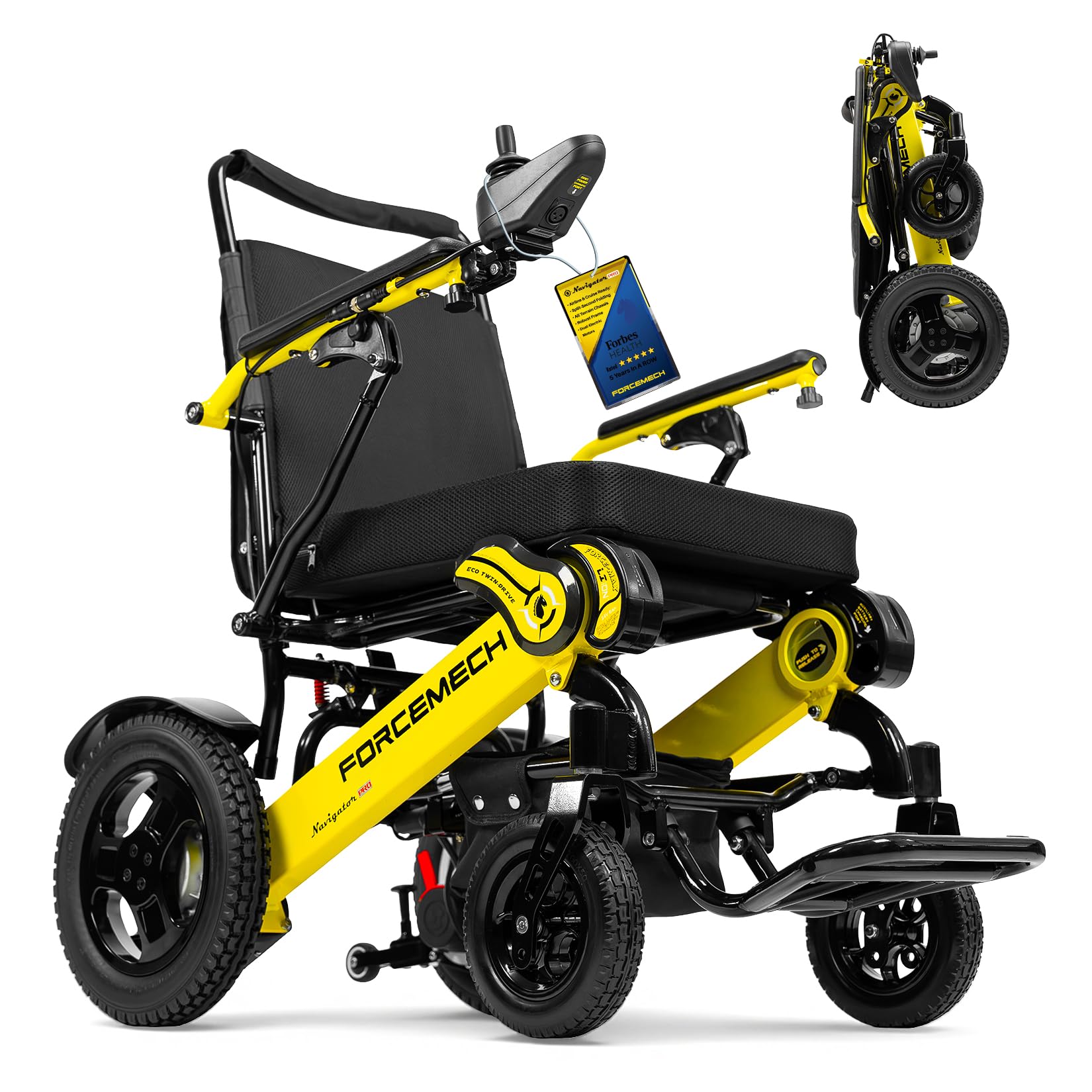 Navigator/Navigator XL - All Terrain Folding Electric Wheelchair - 6th Generation 2023 Model (Navigator XL)