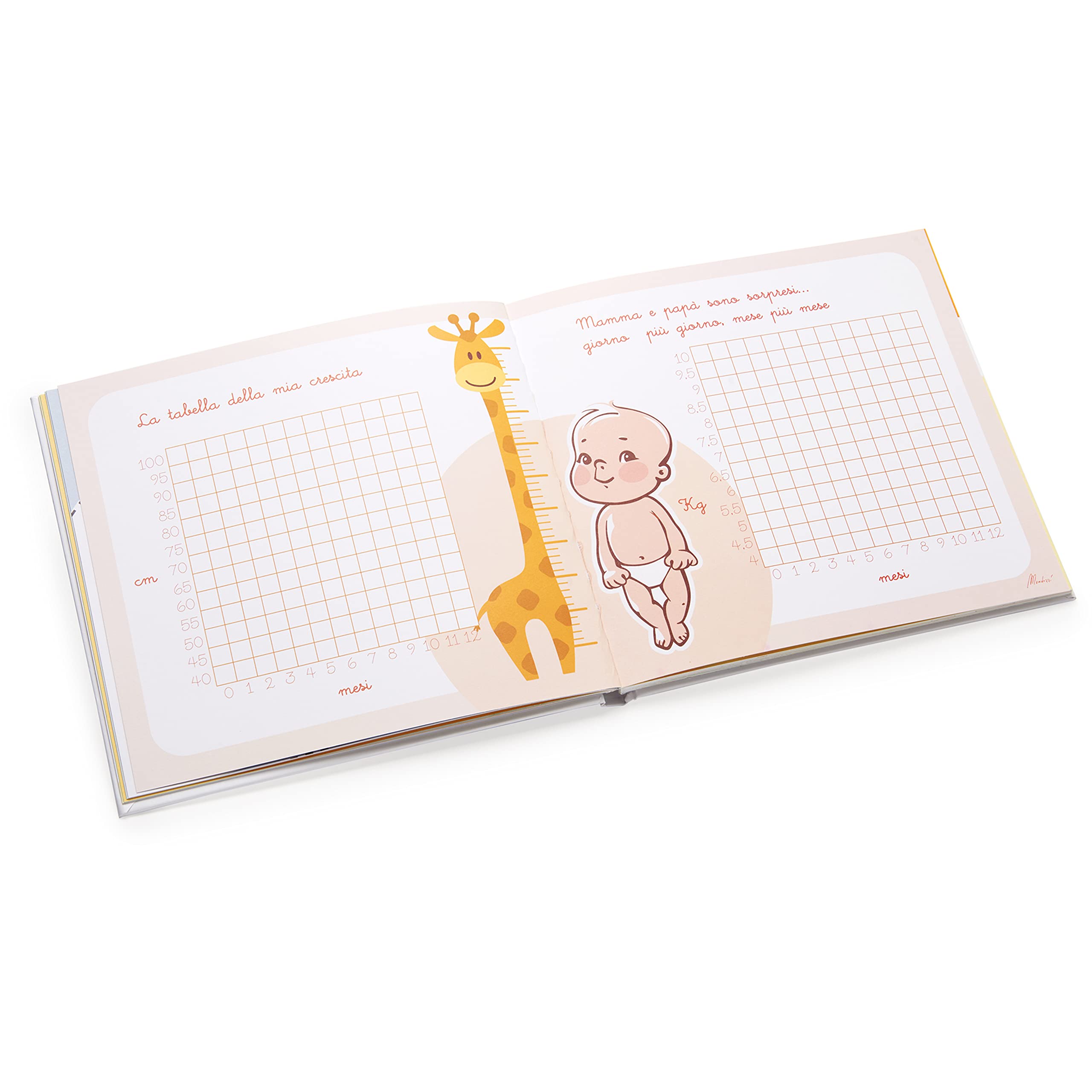Diario Della Nascita - Il mio Primo Anno - Idea regalo nascita - Bimba