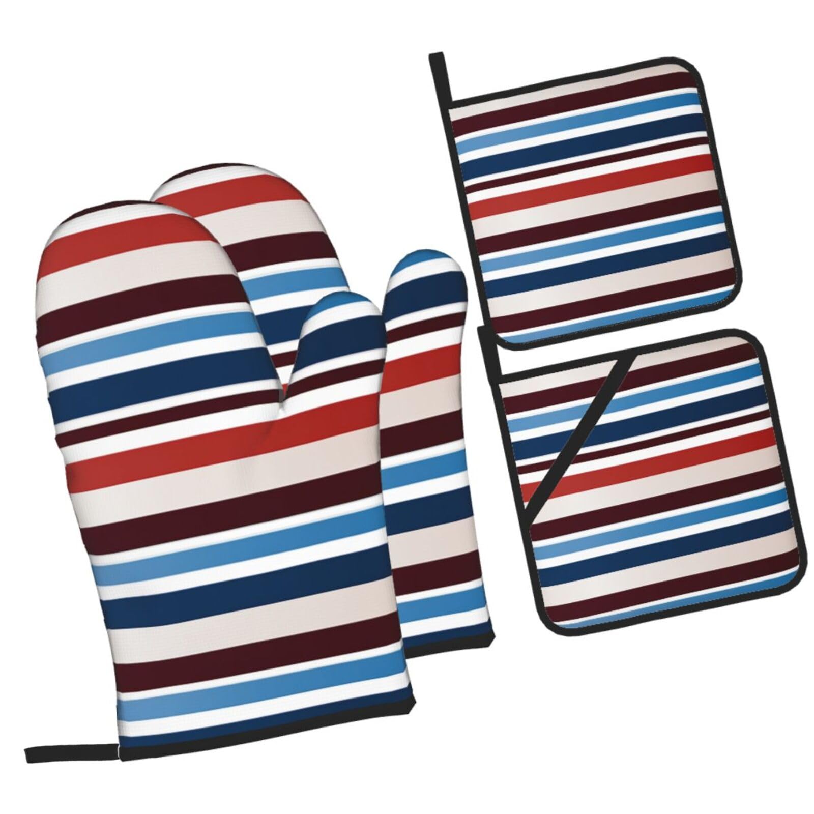 Gants de four longs et maniques de cuisine isolants contre la chaleur