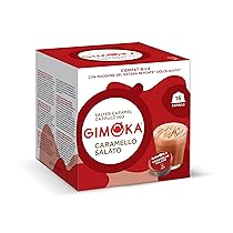 Gimoka – Caramello Salato – 48 Capsule Compatibili con Macchinetta Caffè Nescafé®* Dolce Gusto®* – 3 Confezioni da 16 Capsule – Made in Italy
