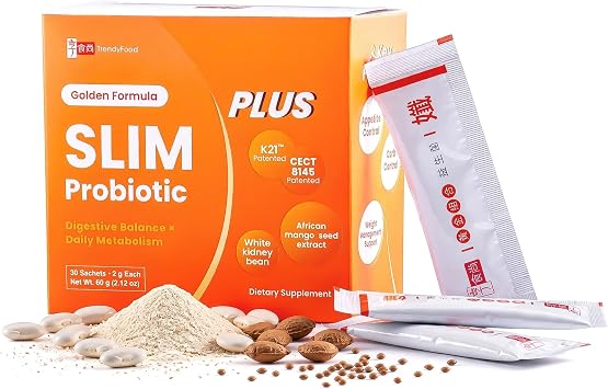 SlimPLUS Probiotic for Weight Loss, 30 Stick Packs