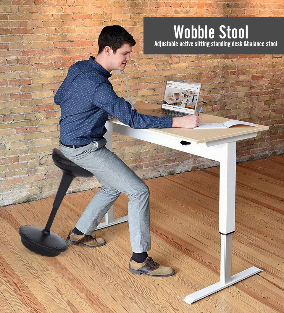Up To 60% OFF Puluomis Balance Perch Stool Saddle Design Wobble Stool Adjustable Height 26-31 Inch for Active Sitting Office Standing Desk Swivel Stool, Black Featured Product Puluomis Balance Perch Stool Saddle Design Wobble Stool Adjustable Height 26-31 Inch for Active Sitting Office Standing Desk Swivel Stool, Black