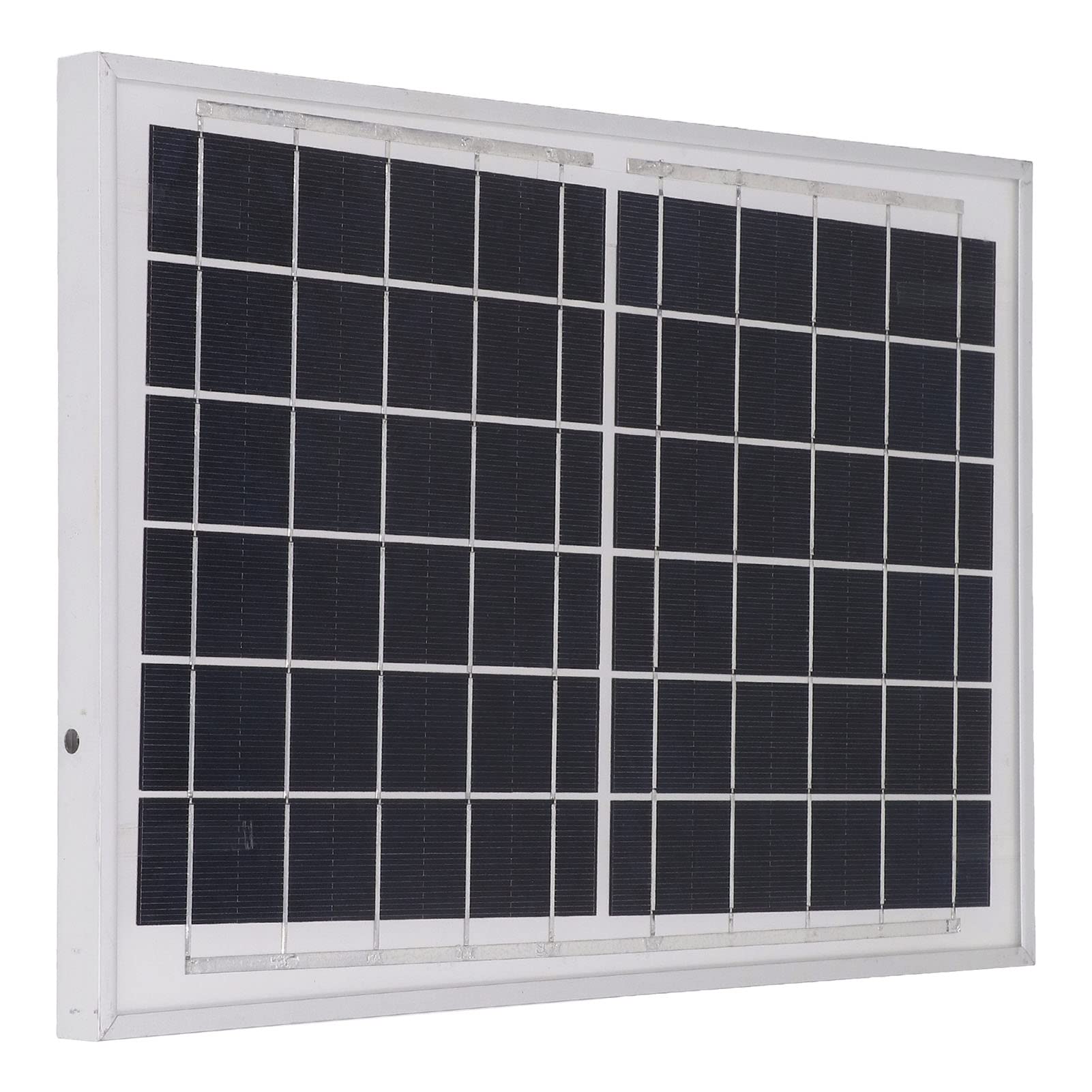 Panel Solar Portátil, Panel de Energía Solar de 6 V 10 W, Resistente Al Agua, a Prueba de Polvo, Ligero, Cargador de Panel Solar Portátil para Camping Pequeño
