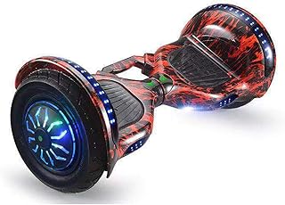 Hoverboard Patinete Eléctrico Scooter de Equilibrio Altavoz de Música Bluetooth Luz LED para Adultos y Adolescentes