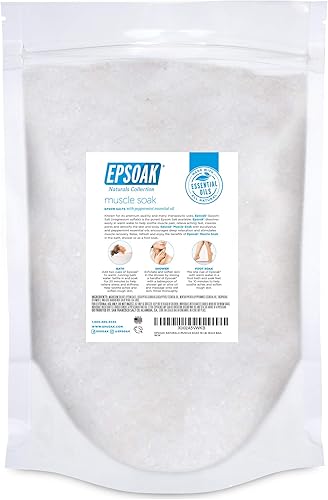 Miniatura 3 de EpSoak Epsom Salt Muscle Soak 19 lbs. Bolsa a granel