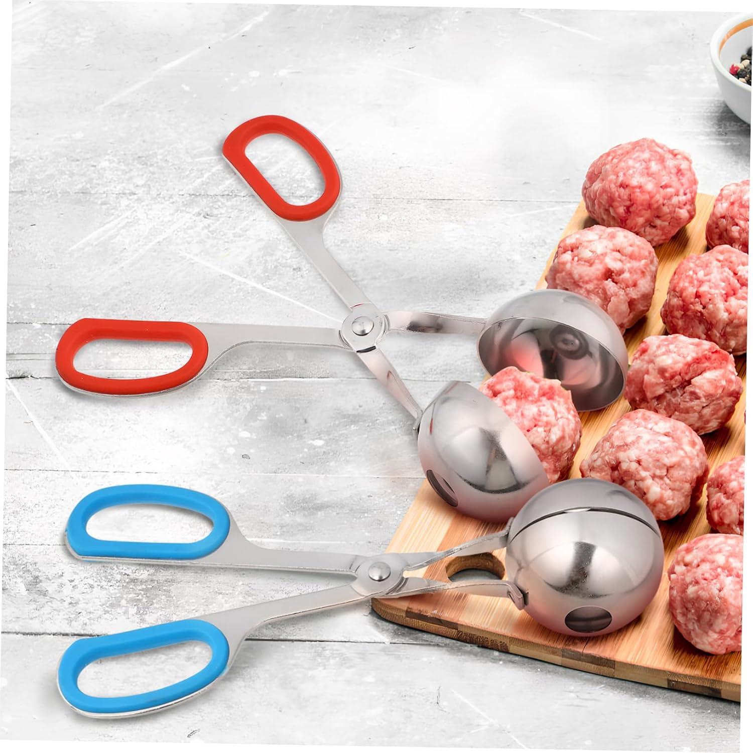 3pcs Meatball Makers Meatball Scoop Ball Maker Kitchen Gadget Stainless Steel