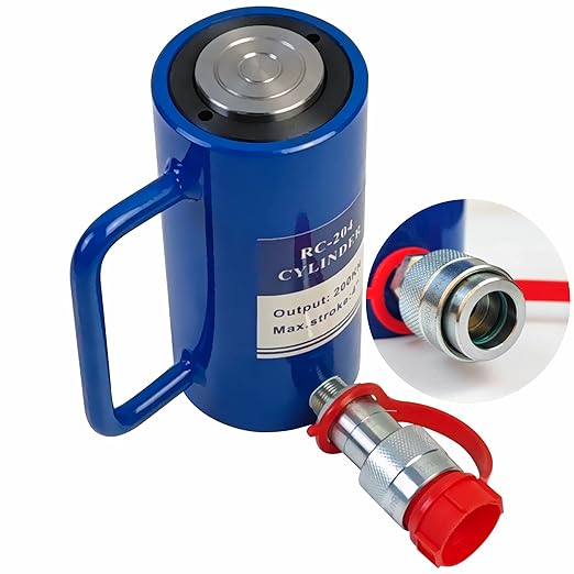 AZMCNC 30T Hydraulic Cylinder Ram Single Acting 4 Inch Stroke 30T Hydraulic Cylinder Jack Lifting Jack Ram Portable Single Acting Lifting Cylinders with 4 Inch Stroke