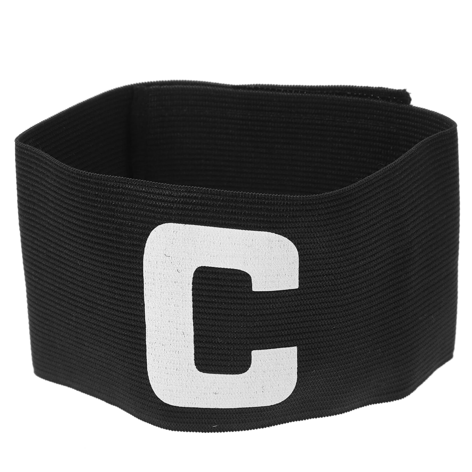 Sosoport 4pcs Youth Arm Band Adjustable Captain Band Black Football Armband for College Students Random Color