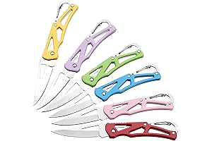 6Pcs Key Knife Keychain Self Defense Bulk
